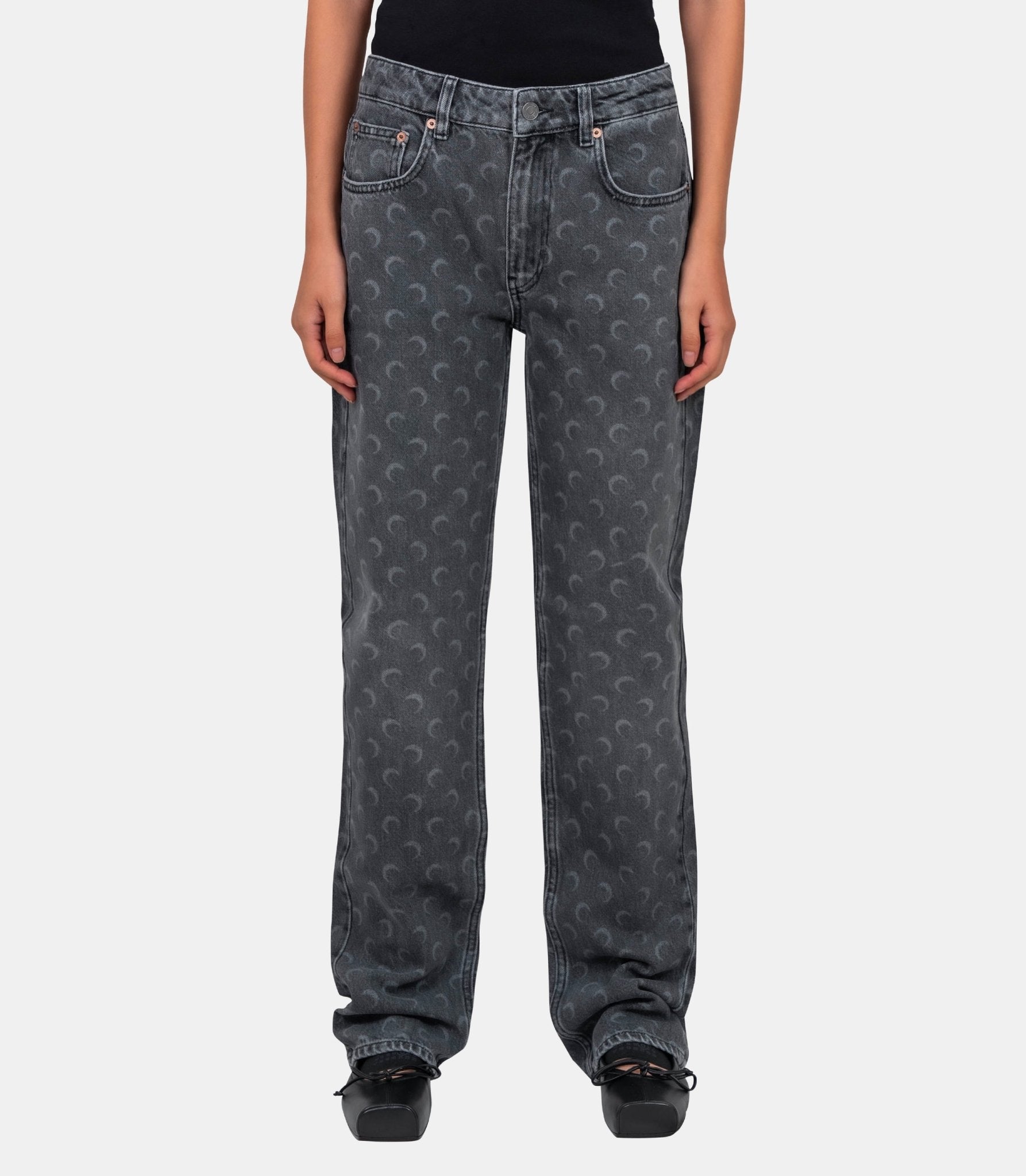 Pantalon denim moon droit - WPA128BCDEN0006-CDEN0006-36 - Marine serre