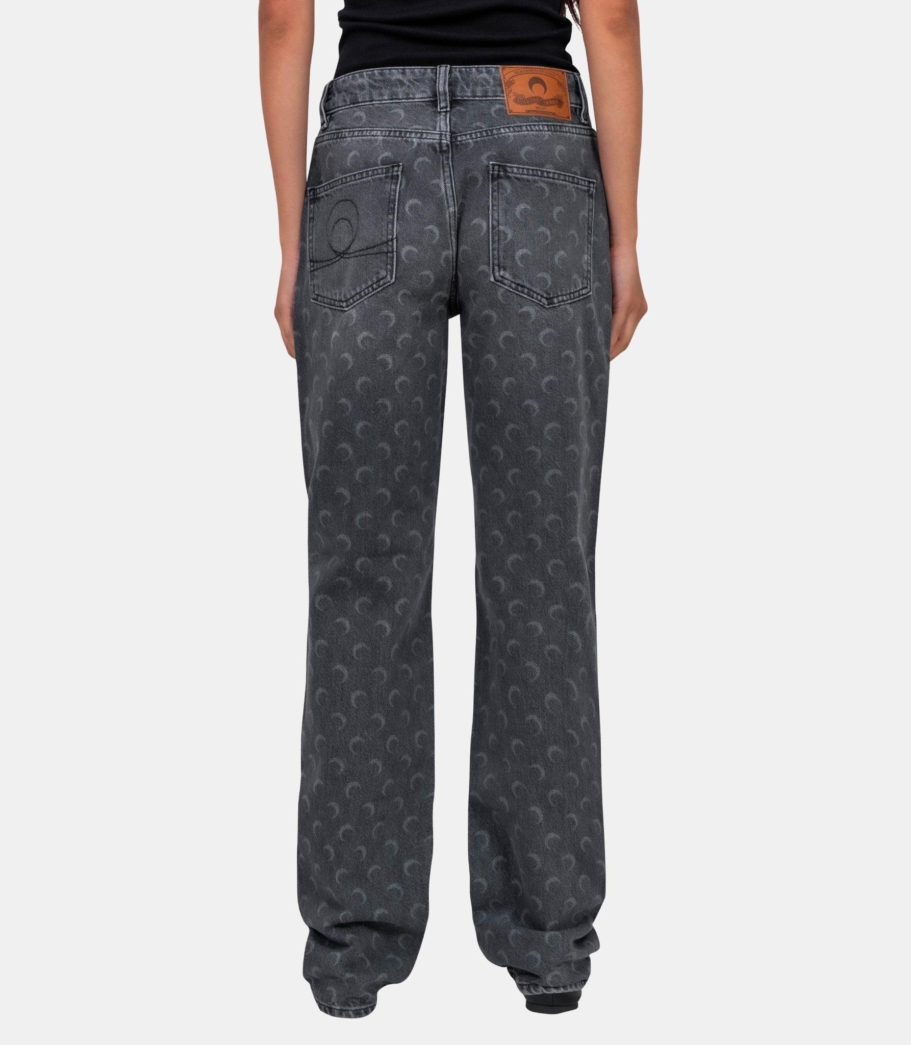 Pantalon denim moon droit - WPA128BCDEN0006-CDEN0006-36 - Marine serre