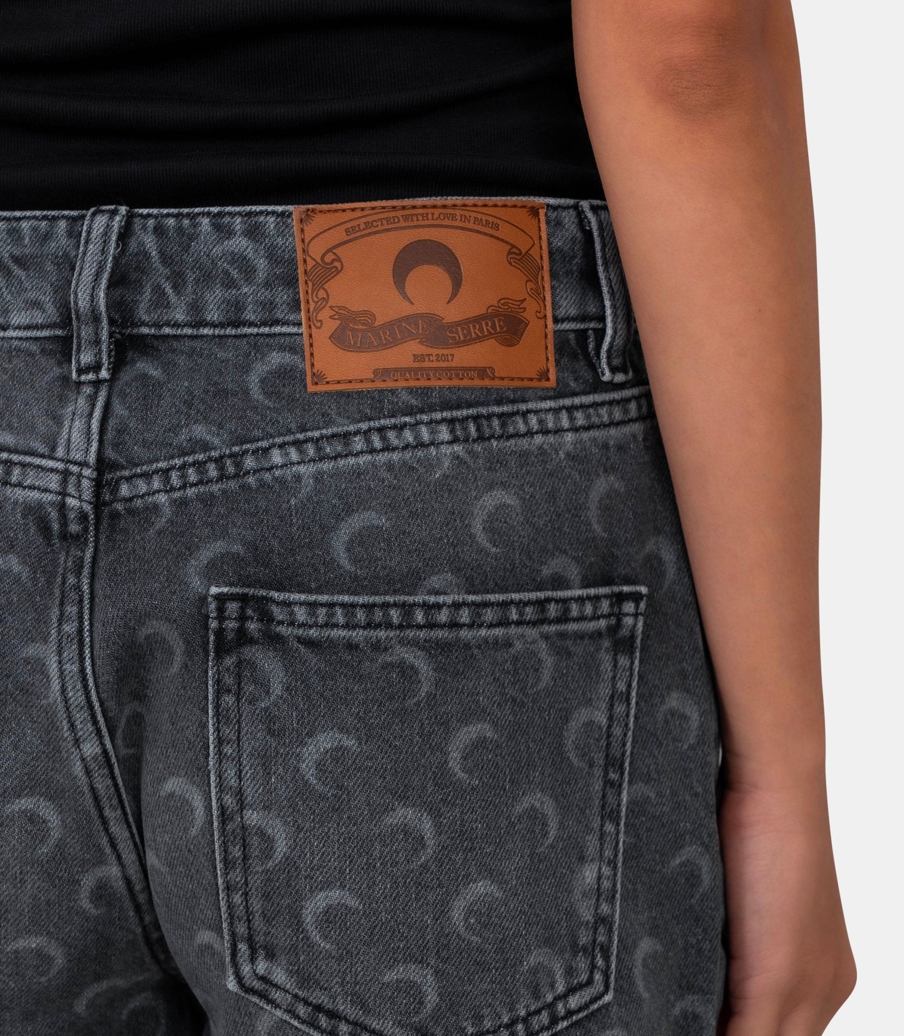 Pantalon denim moon droit - WPA128BCDEN0006-CDEN0006-36 - Marine serre