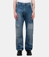 Pantalon denim patchwork x kuro-990010-P410-30-Maison kitsuné
