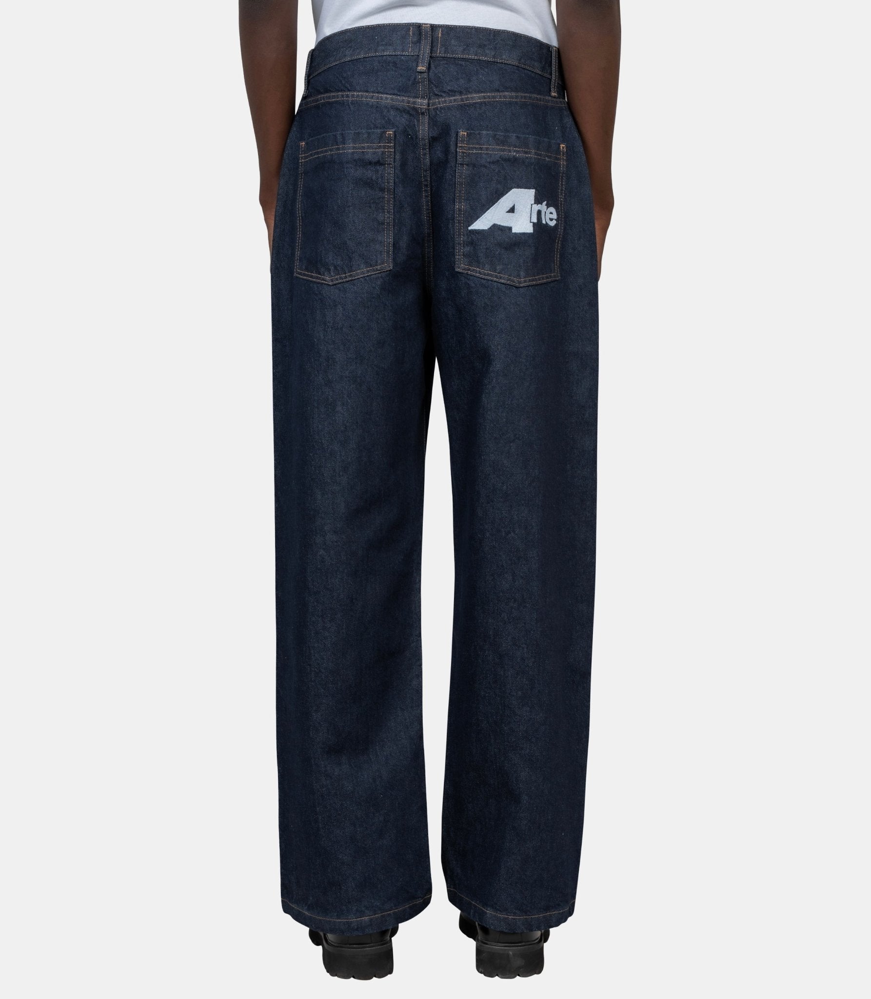 Pantalon denim receipt back-AW26-035P-490-28-Arte