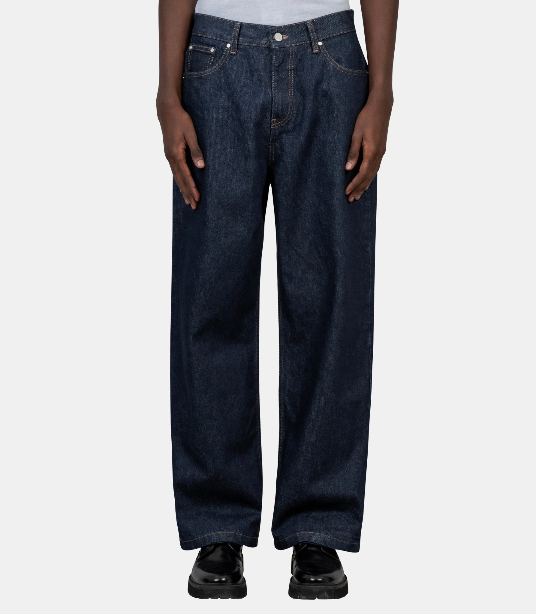 Pantalon denim receipt back-AW26-035P-490-28-Arte