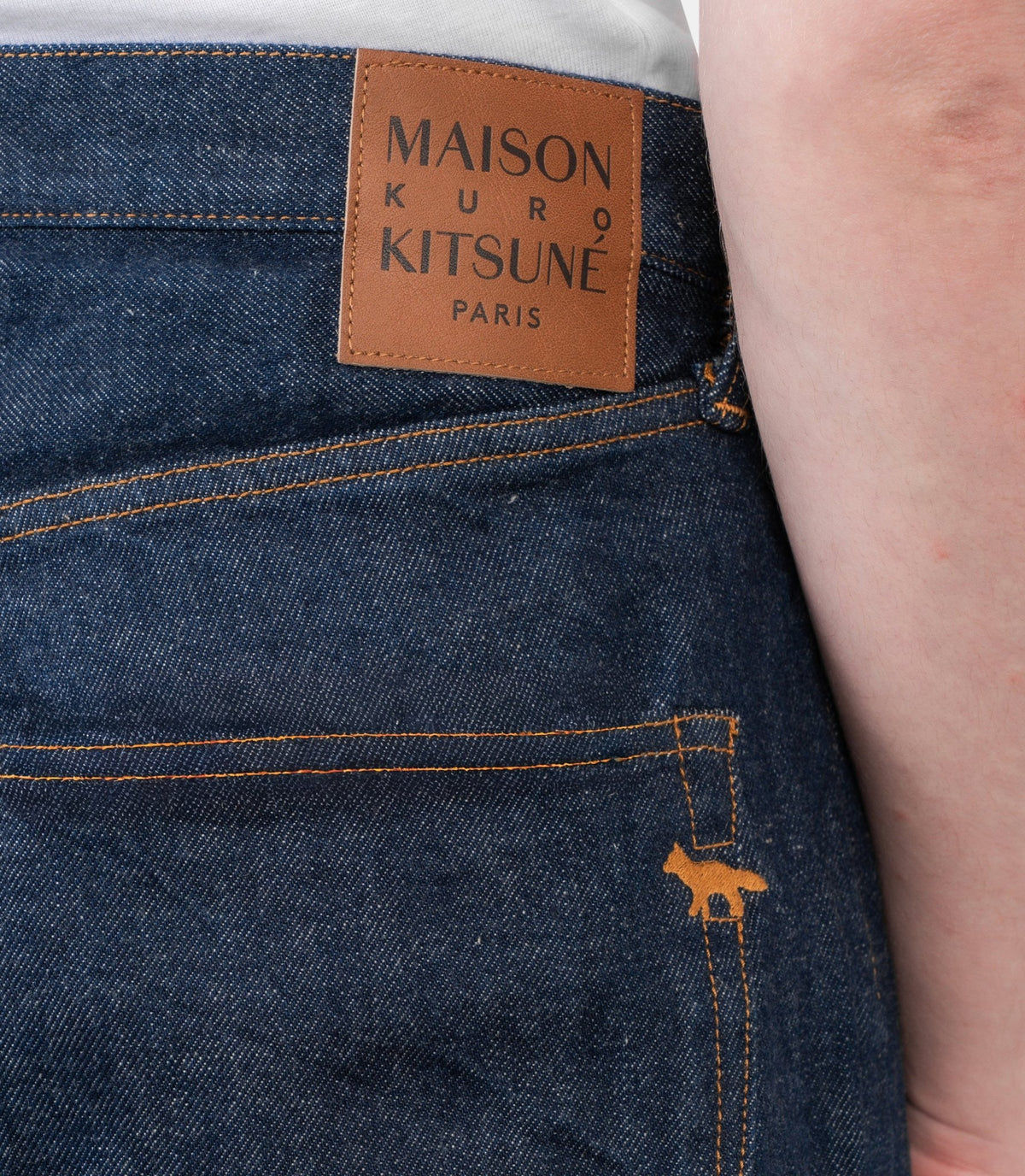 Pantalon denim selvedge x kuro-990014-0603-30-Maison kitsuné