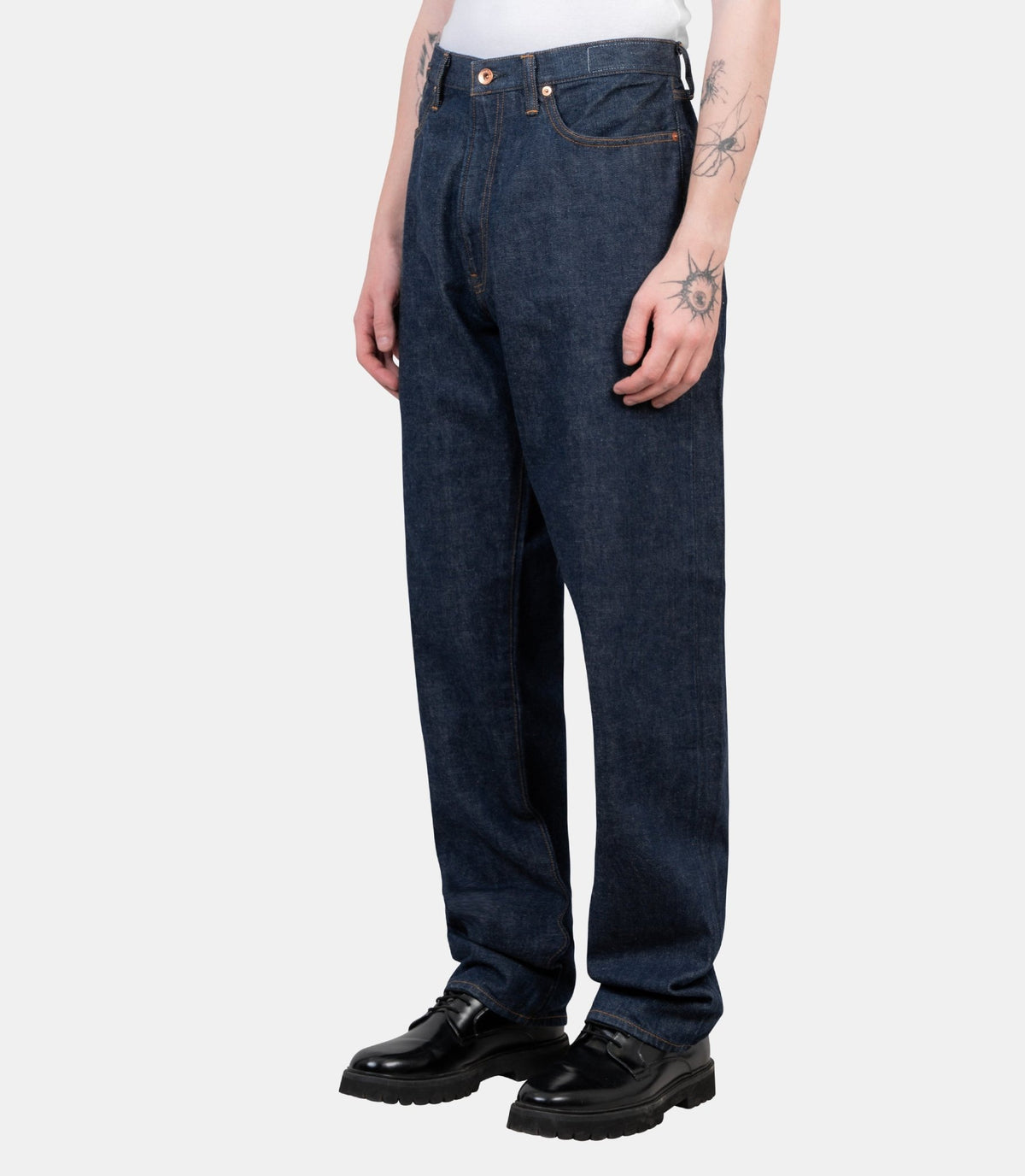 Pantalon denim selvedge x kuro-990014-0603-30-Maison kitsuné