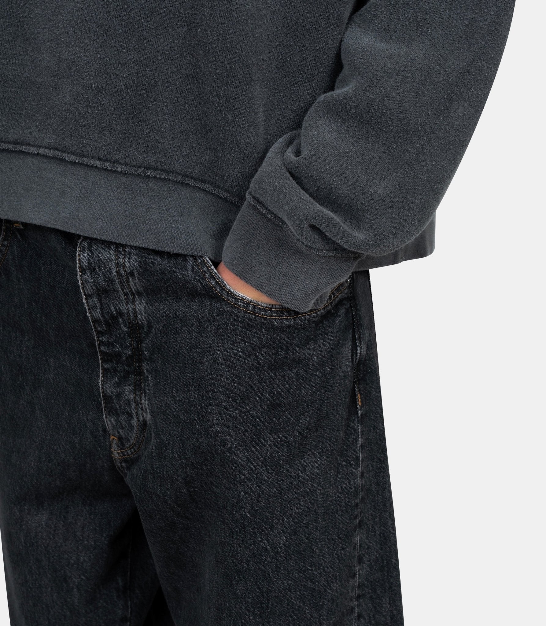 Pantalon denim wide twist - 5108 - 3 - 709 - 30/32 - Sunflower
