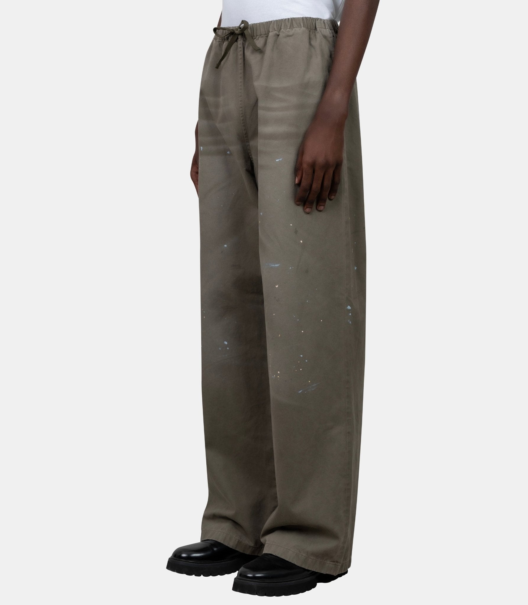 Pantalon en coton délavé-BK0778-ABB-46-Acne studios