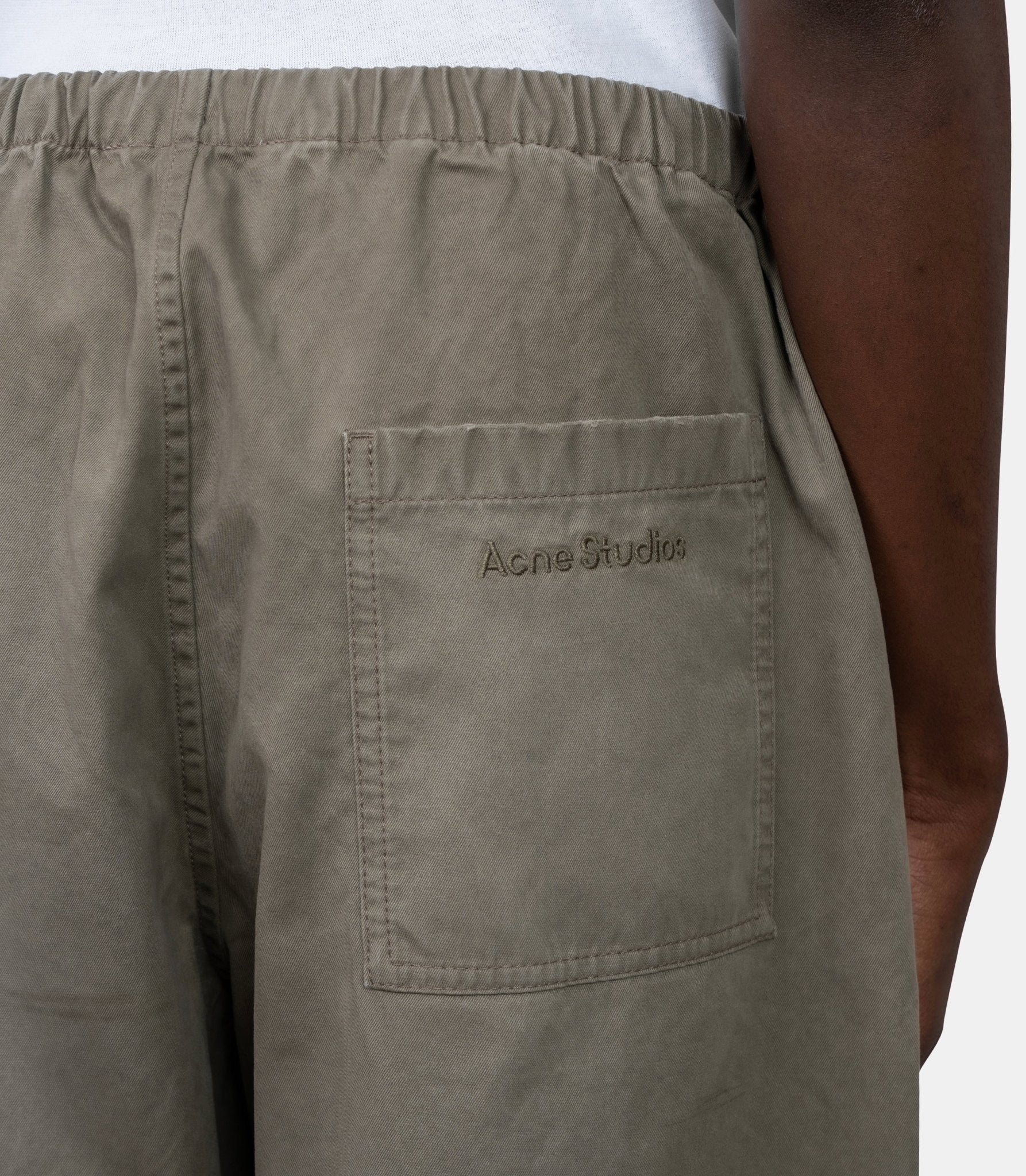 Pantalon en coton délavé-BK0778-ABB-46-Acne studios