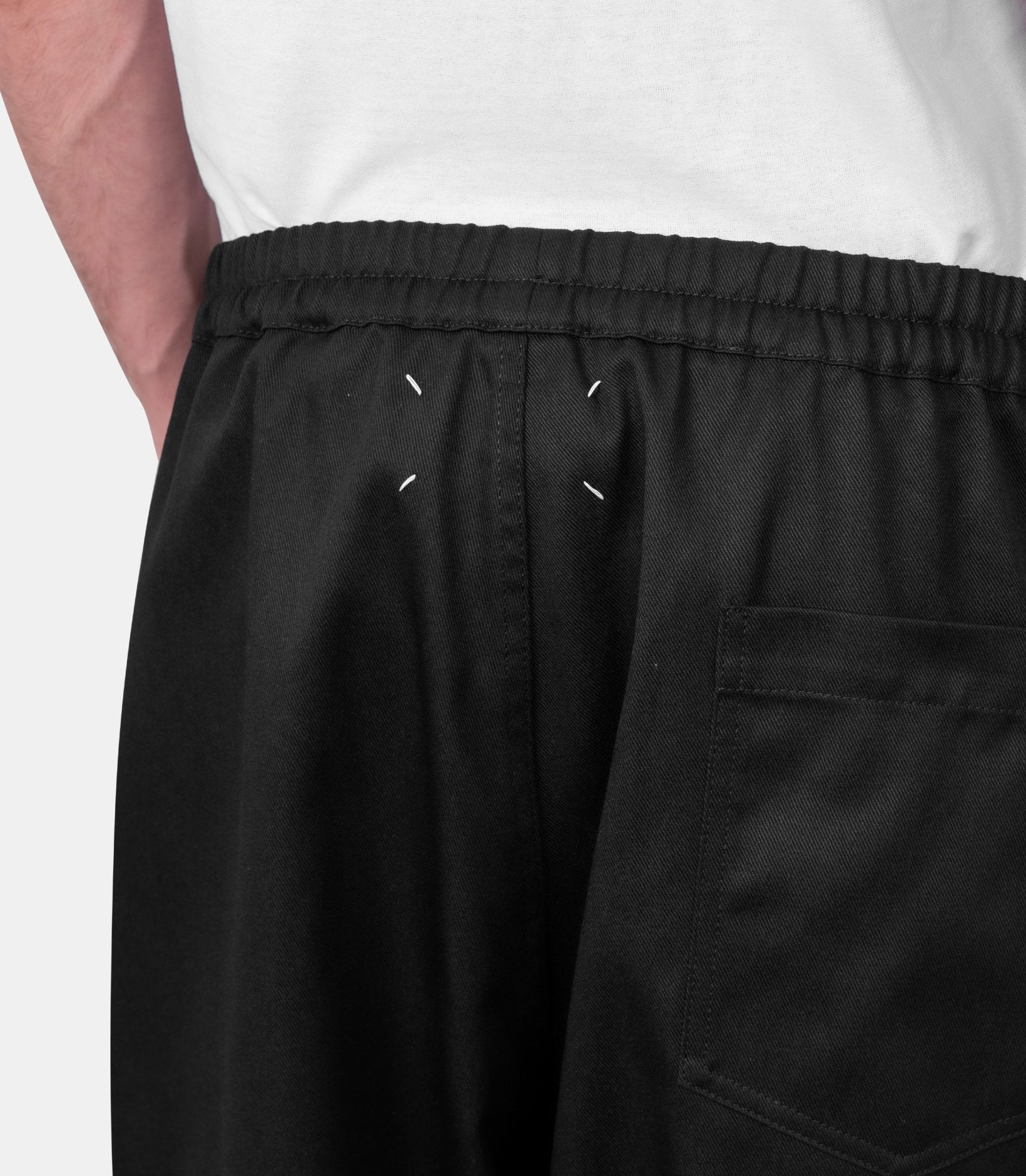 Pantalon en coton dropped rise - S67KA0091-S54042-900-48 - Maison margiela