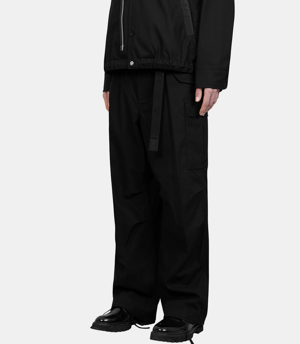 Pantalon en coton sergé - 25 - 03609M - 001 - 2 - Sacai