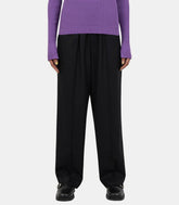 Pantalon en laine légèreA23AP04OS - BLACK - FW23 - 0Auralee
