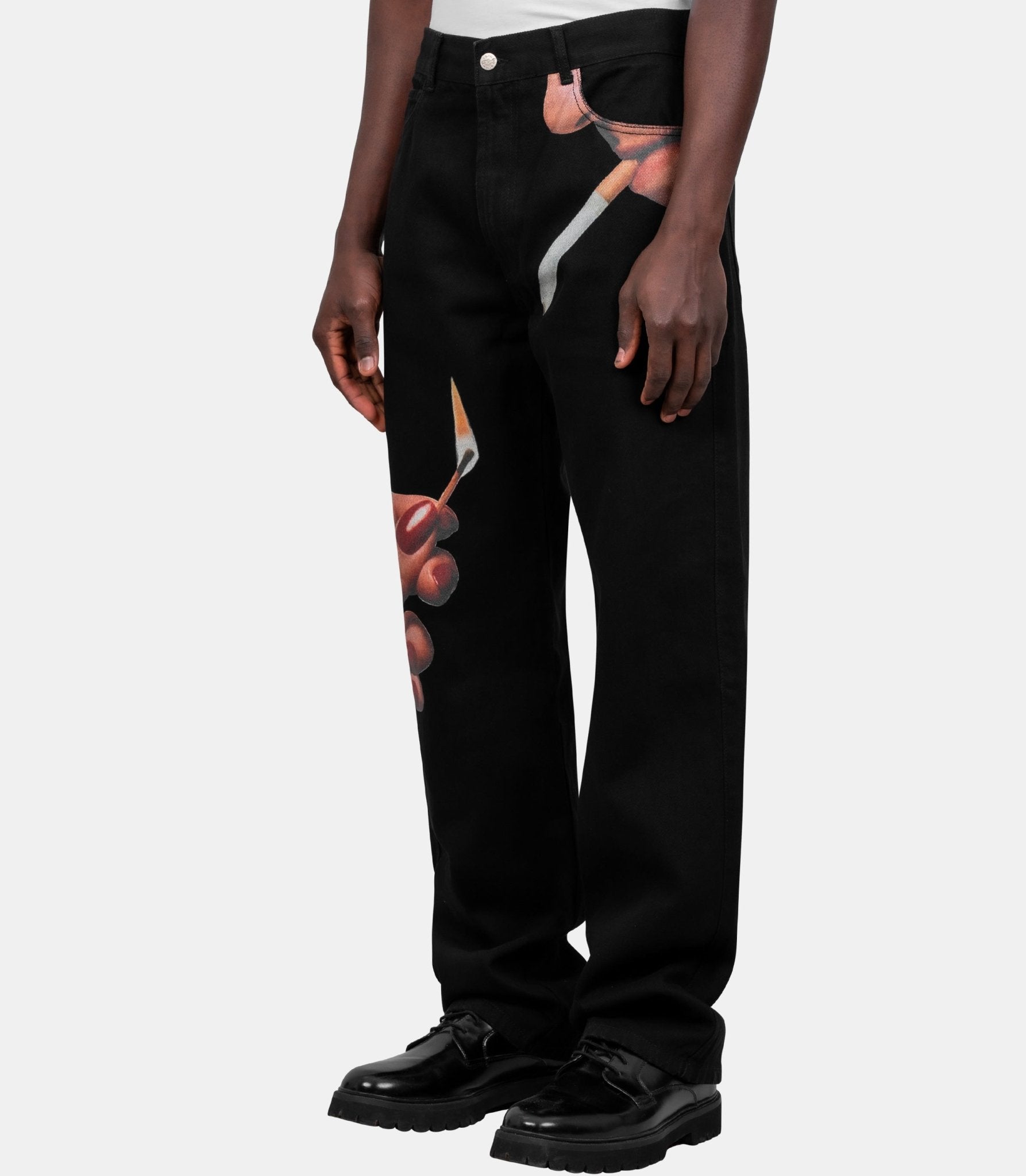 Pantalon firecrotch - SS26DP0202-off-black-30 - Carne bollente