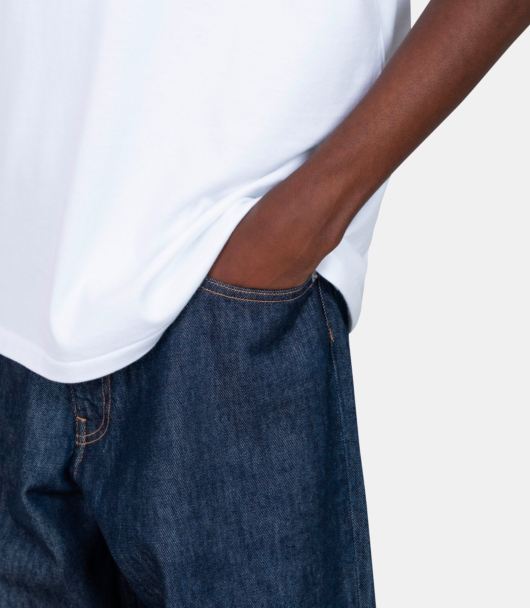 Pantalon hard twist denim wide - A00P03DM - indigo - 30 - Auralee