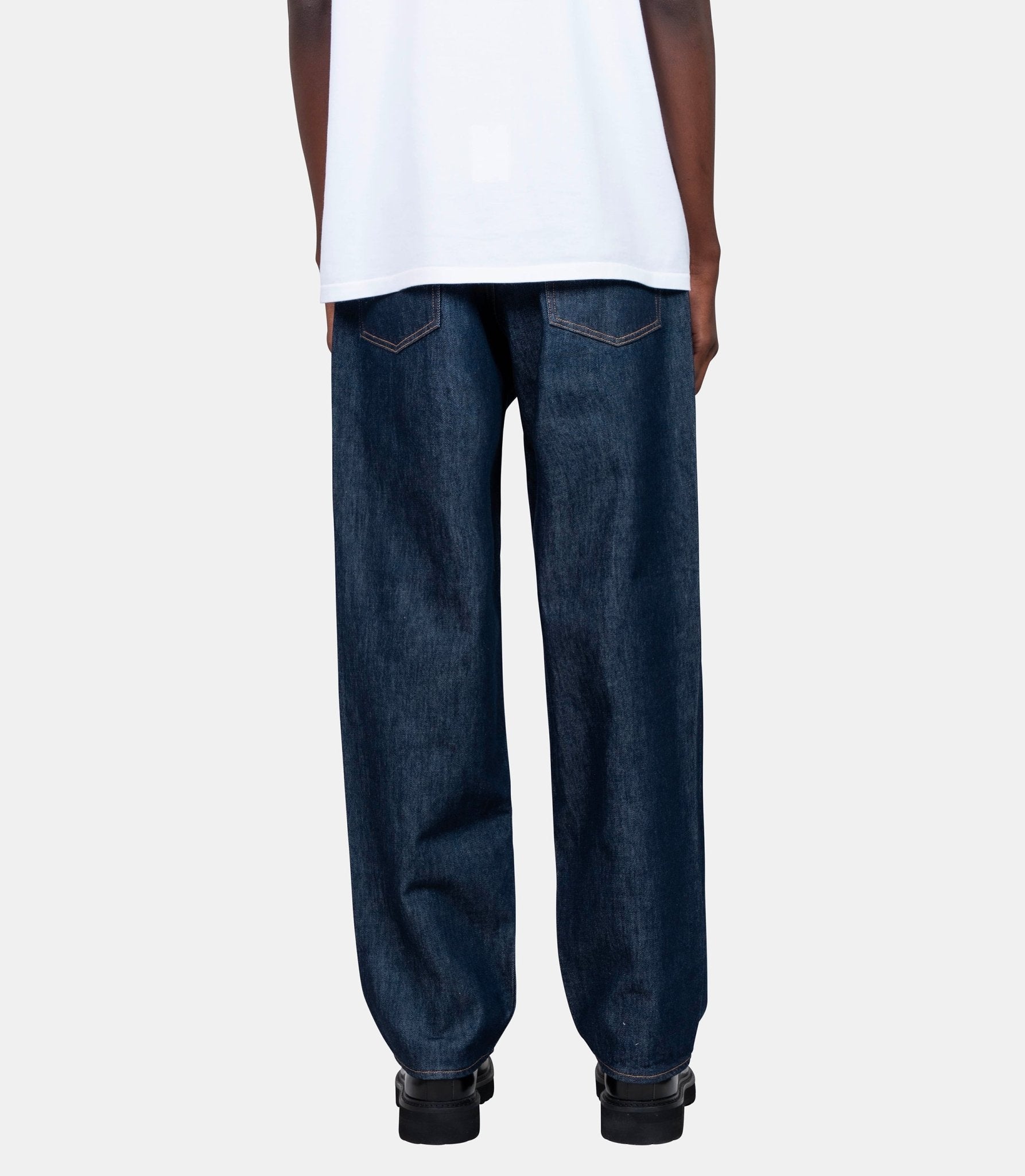 Pantalon hard twist denim wide - A00P03DM - indigo - 30 - Auralee