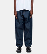 Pantalon hard twist denim wide - A00P03DM - indigo - 30 - Auralee