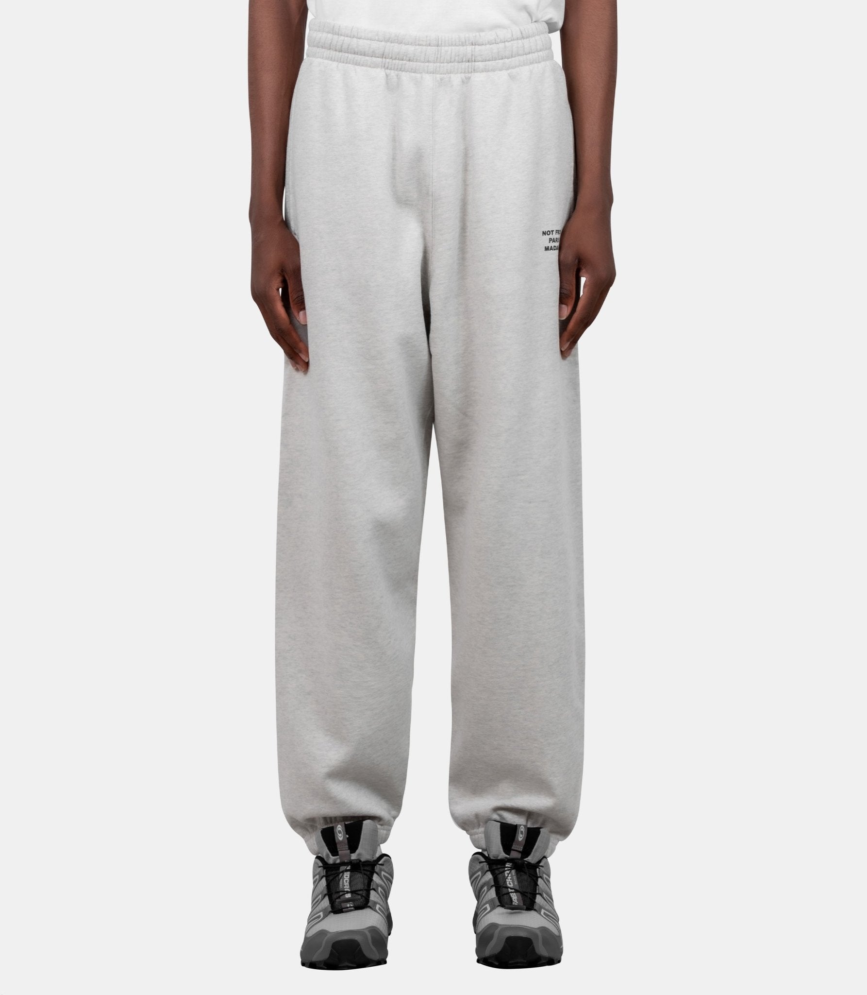 Pantalon jogging slogan-PERM-BP208-CO312-GY-XS-Drôle de monsieur