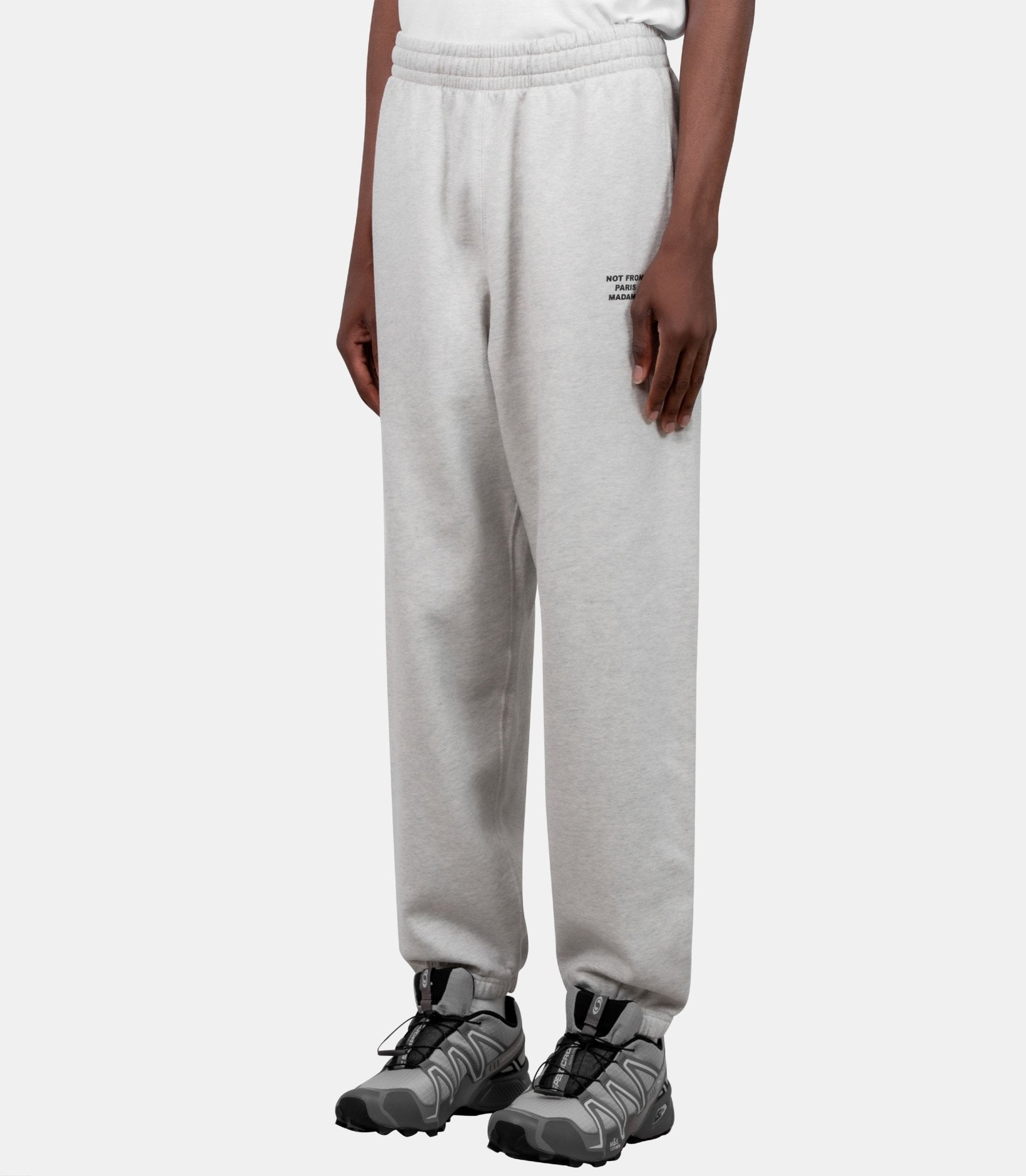 Pantalon jogging slogan-PERM-BP208-CO312-GY-XS-Drôle de monsieur