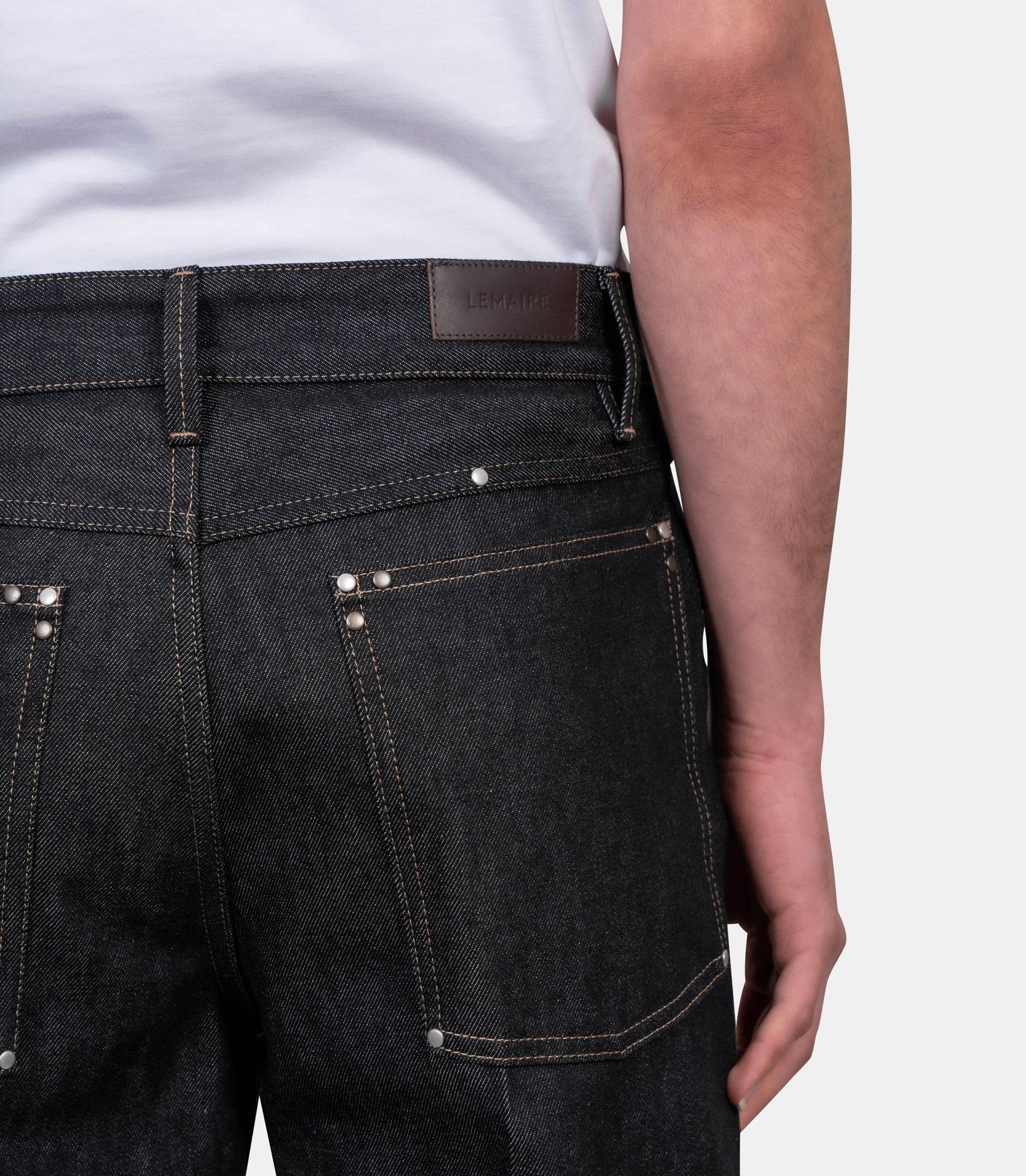 Pantalon large - PA1288 LD1061-BK965-46 - Lemaire