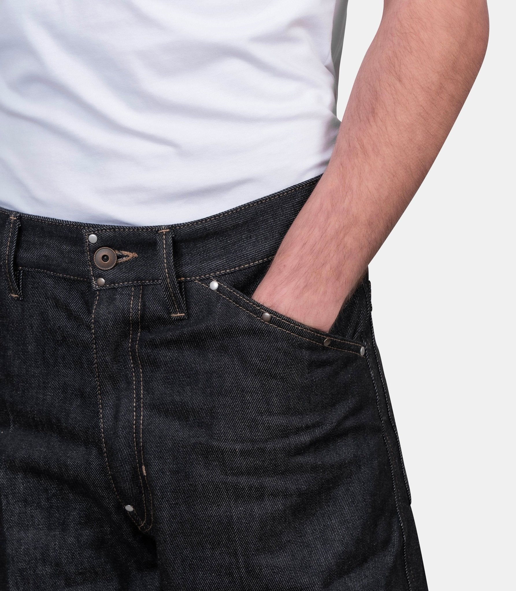 Pantalon large - PA1288 LD1061-BK965-46 - Lemaire