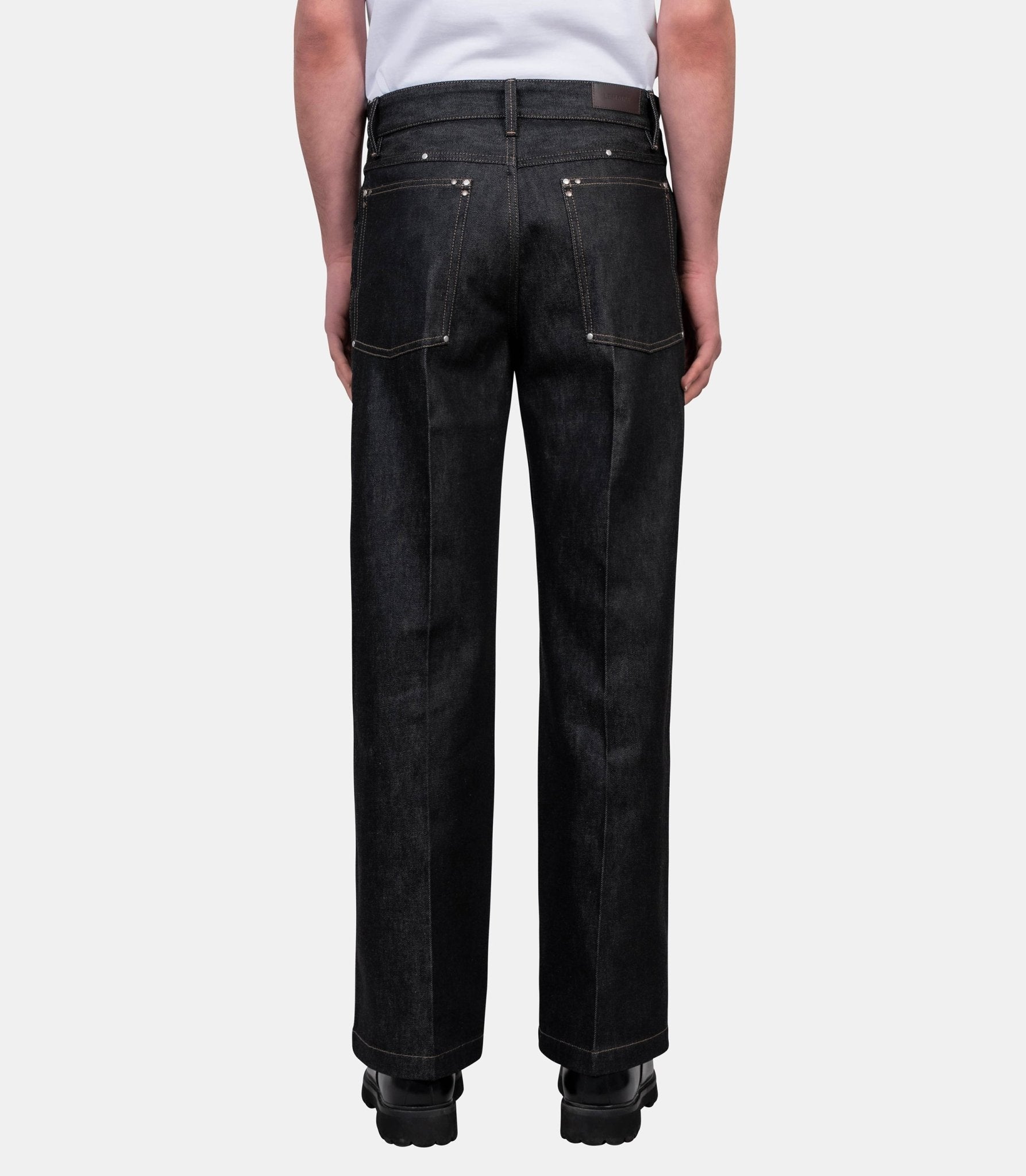 Pantalon large - PA1288 LD1061-BK965-46 - Lemaire