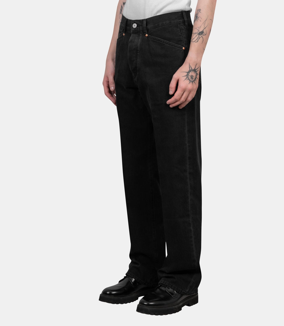 Pantalon large-PA1352-LD1075-BK999-48-Lemaire