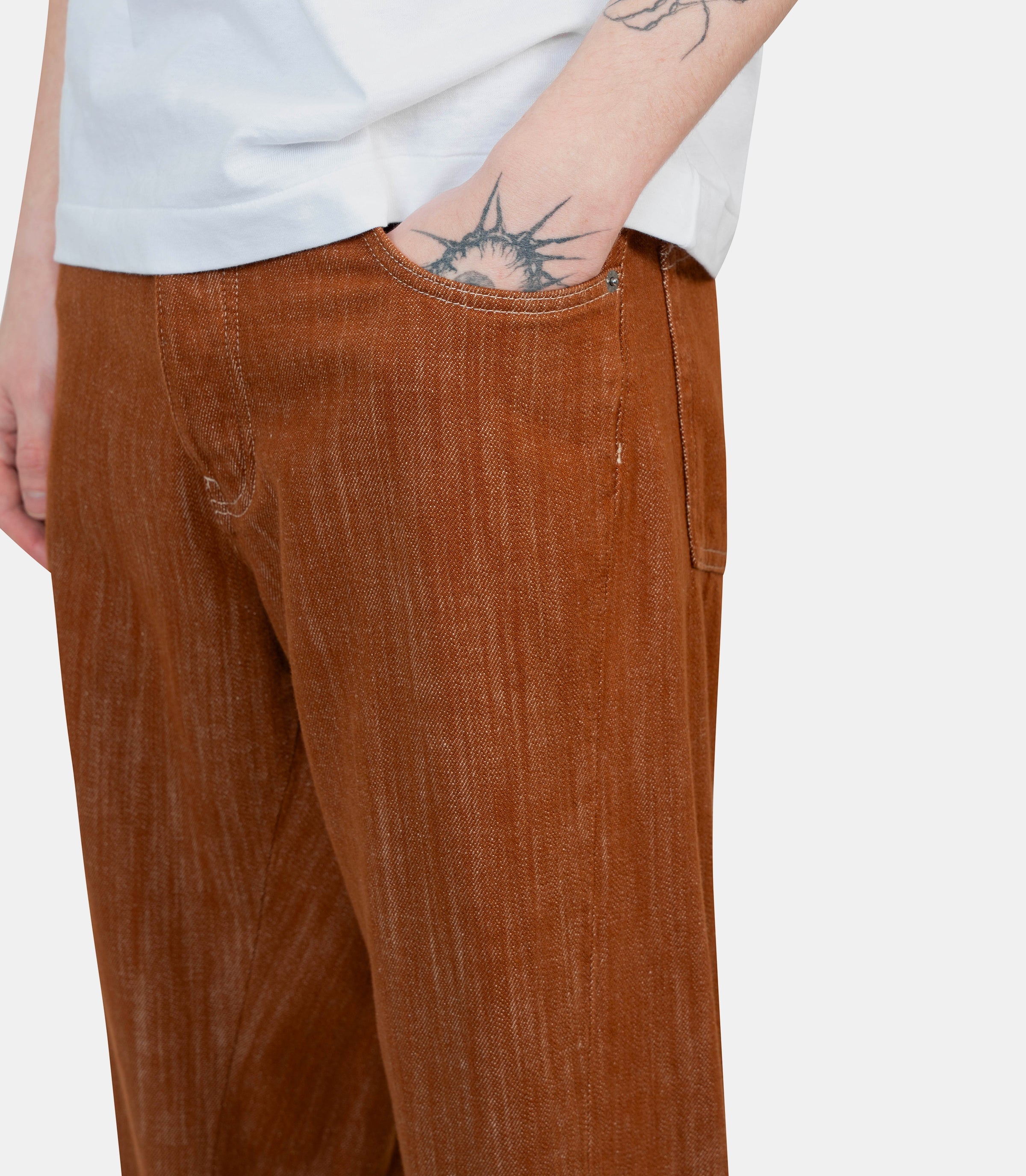 Pantalon large torsadé5121 - LIGHTBROWN - 30/32Sunflower