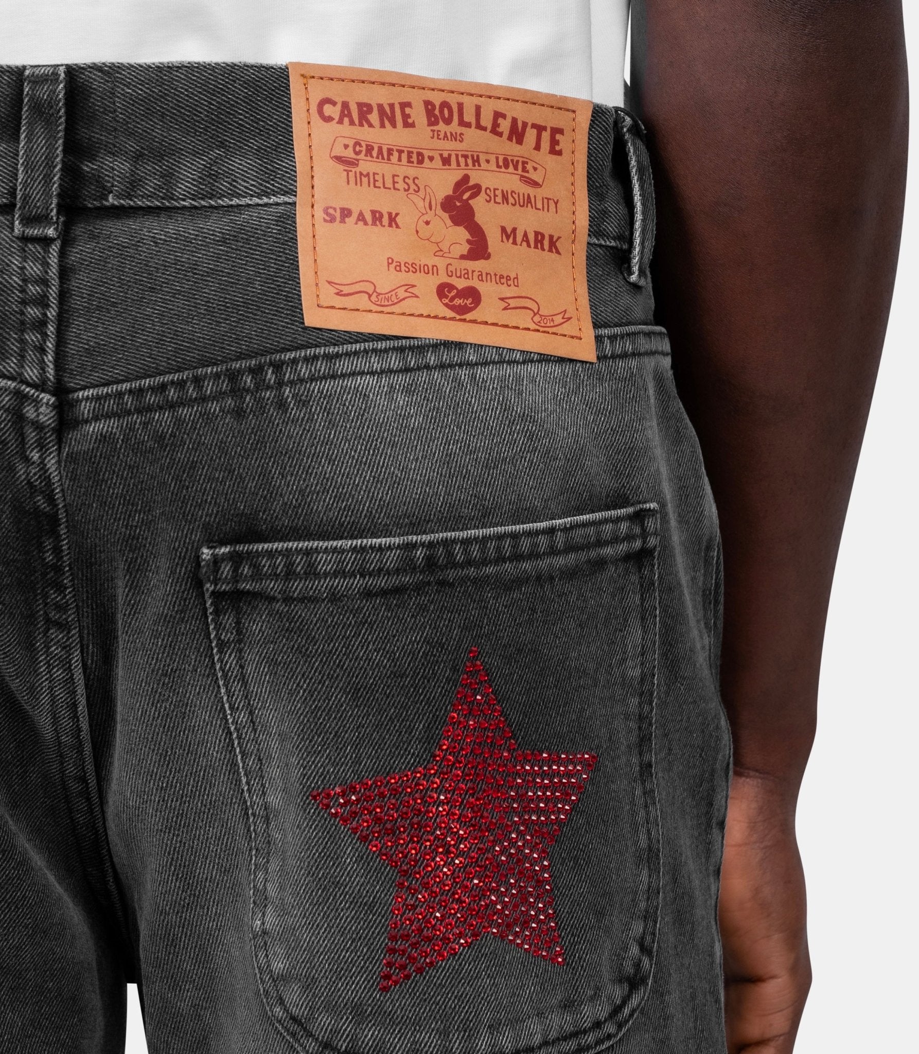 Pantalon lucky stars & lucky strikes - SS26DP0201-off-black-30 - Carne bollente