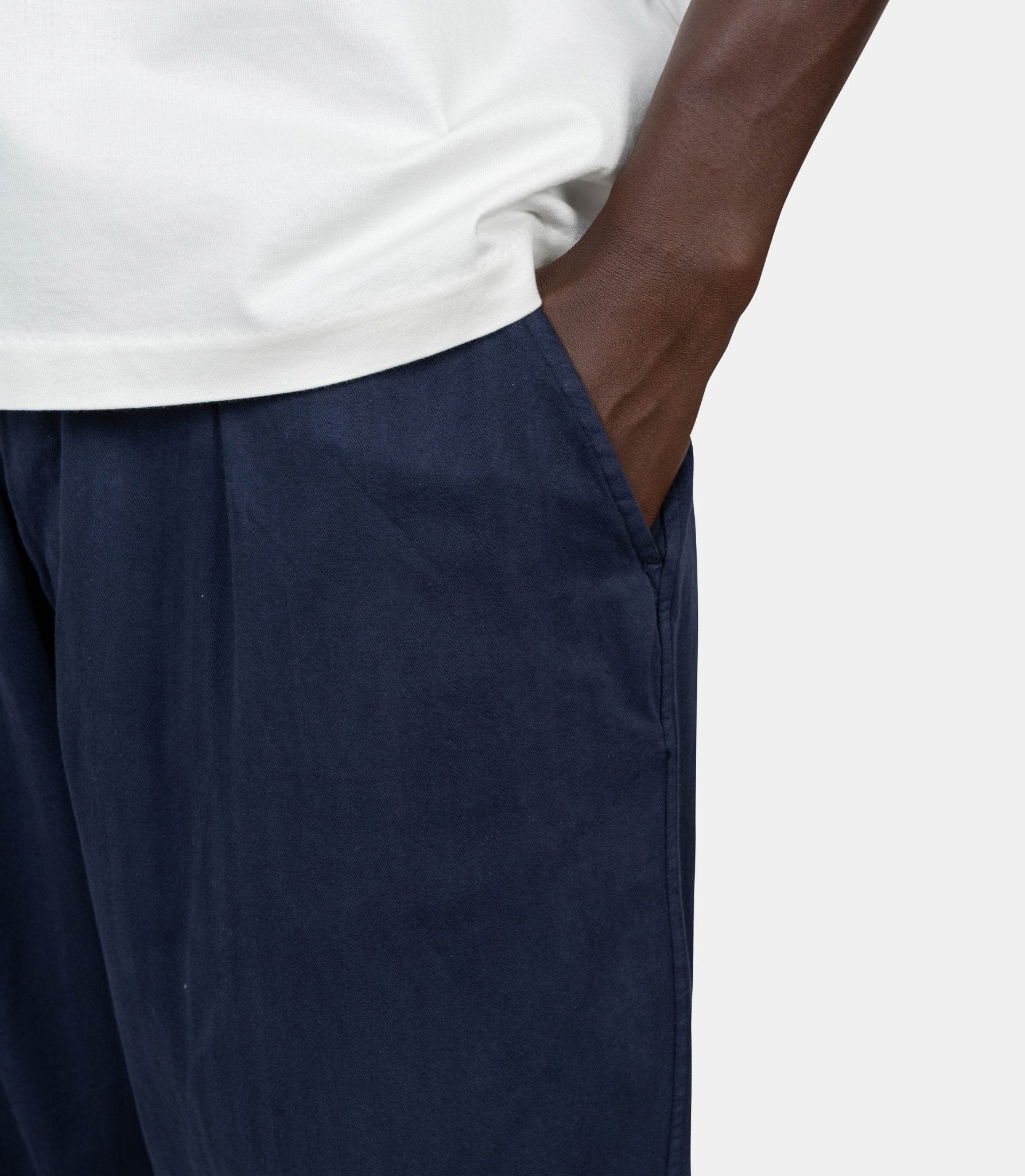 Pantalon oxford - 32719 - DARKNAVY - 28 - Universal works.