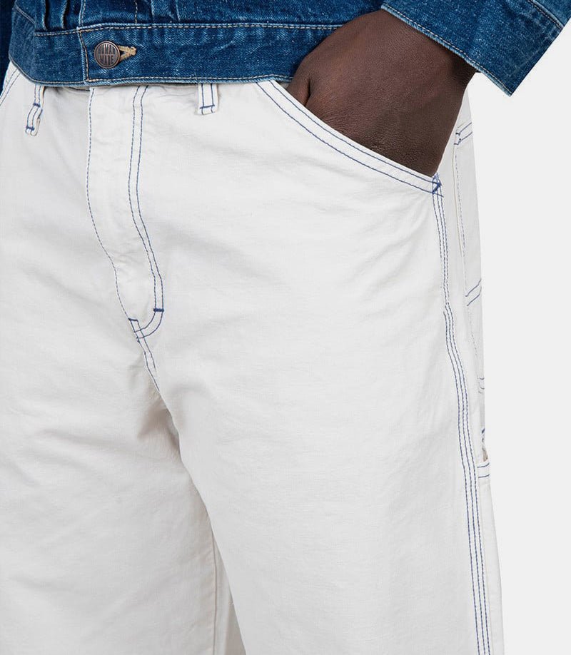 Pantalon peintre délavéHM27PT008 - WHITE - SS24 - MHuman made