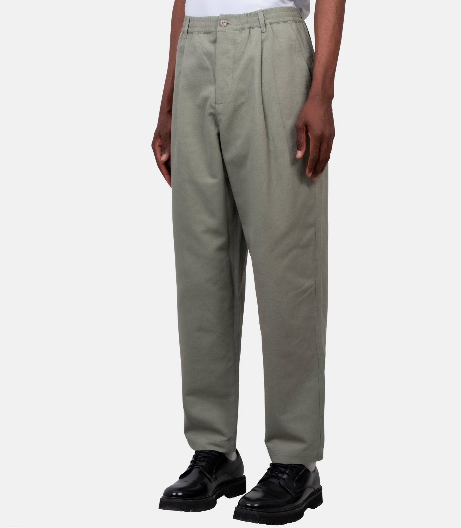 Pantalon plissé élastique - QM01104WW9107-0437-S - Maison kitsuné