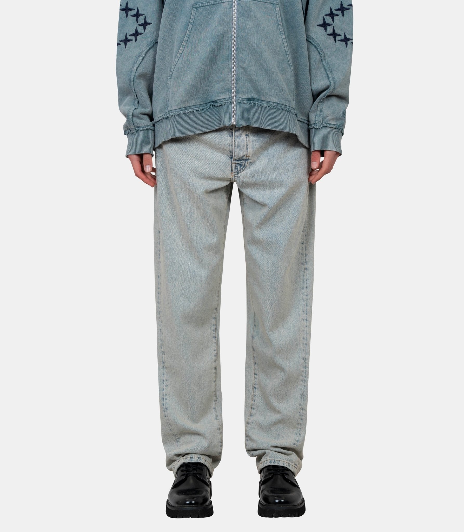 Pantalon relax denim - E25MMTRO552 - 41 - 46 - Études studio