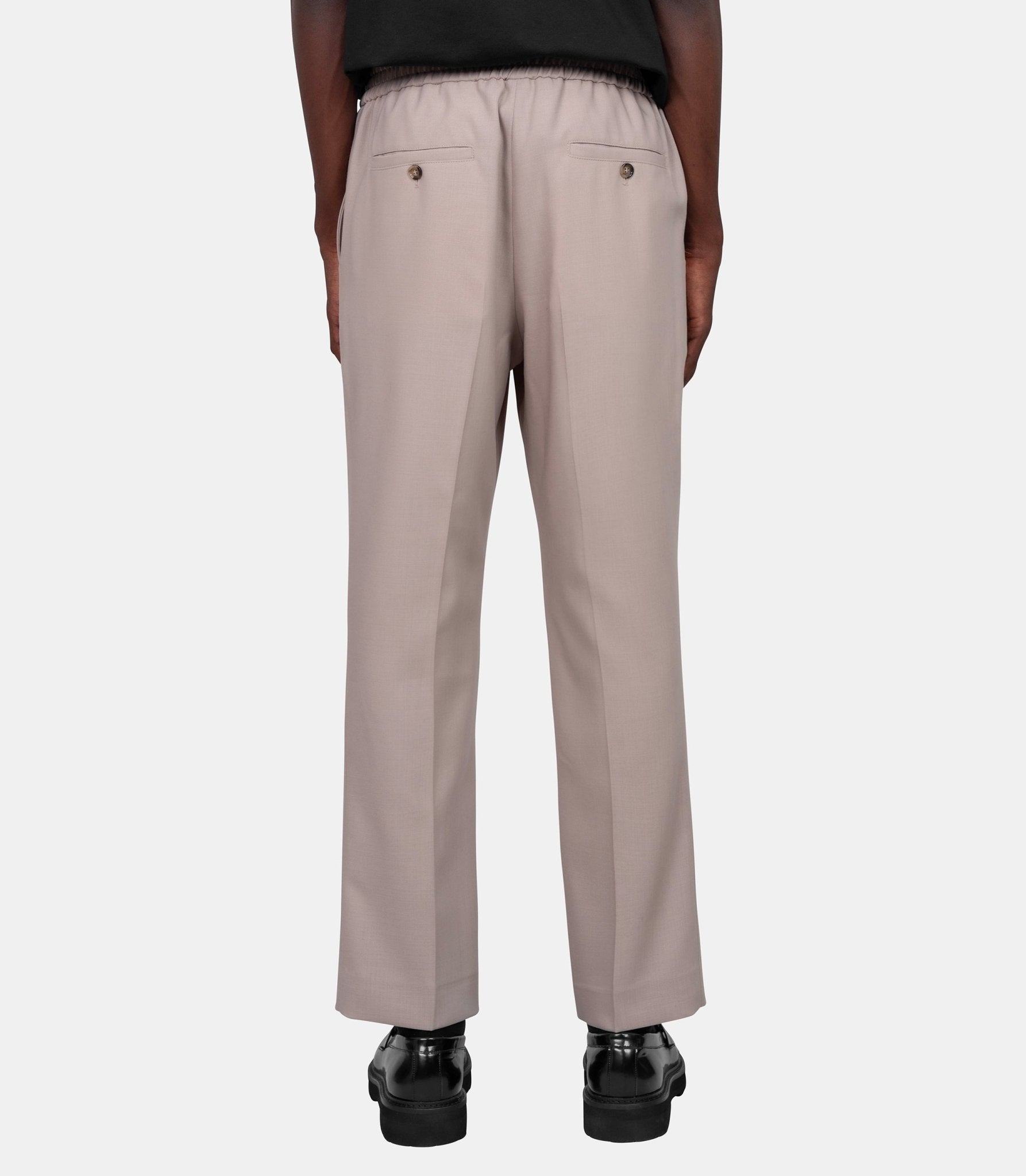 Pantalon taille élastiquée - HTR226.WV0066.229 - S - Ami paris