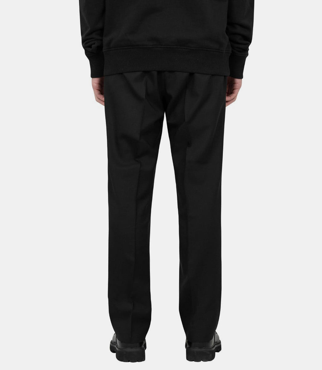 Pantalon taille élastiquée en toile de laineHTR226.WV0044 - 001 - XSAmi