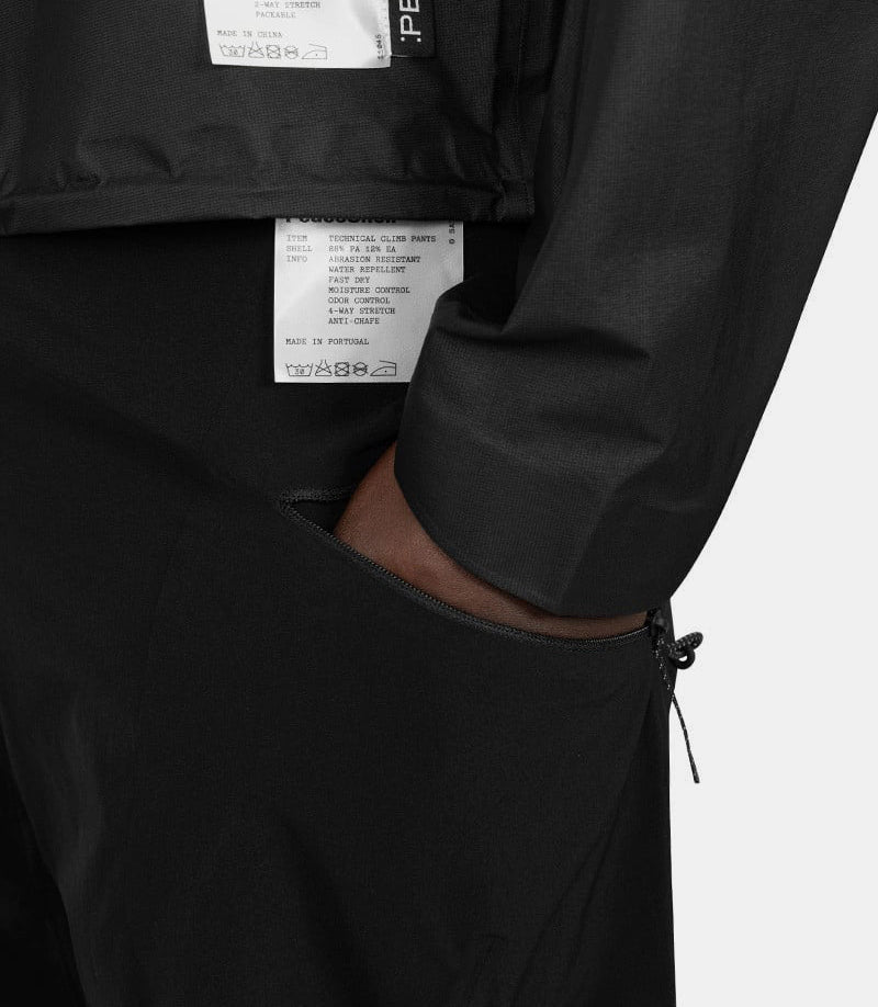 Pantalon technique peaceshell - 12012 - BK - S - Satisfy