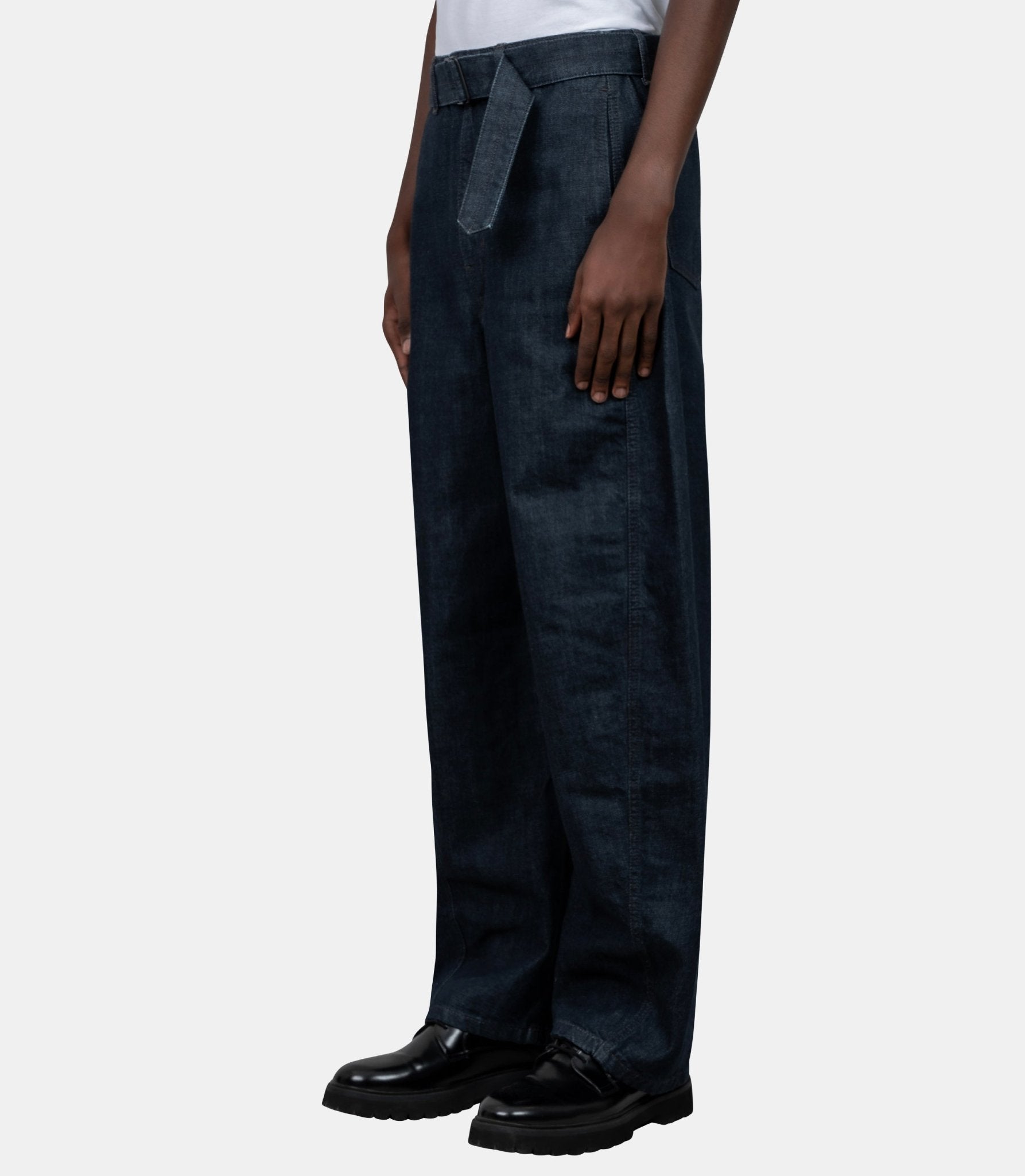Pantalon twisted ceinturé-PA326-LD1056-BL760-M-Lemaire