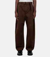 Pantalon twisted ceinturé-PA326-LD1077-BR512-S-Lemaire