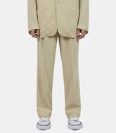 Pantalon viyella en laine torsadeeA23SP03WV - IVORYYELLOW - SS23 - 3Auralee