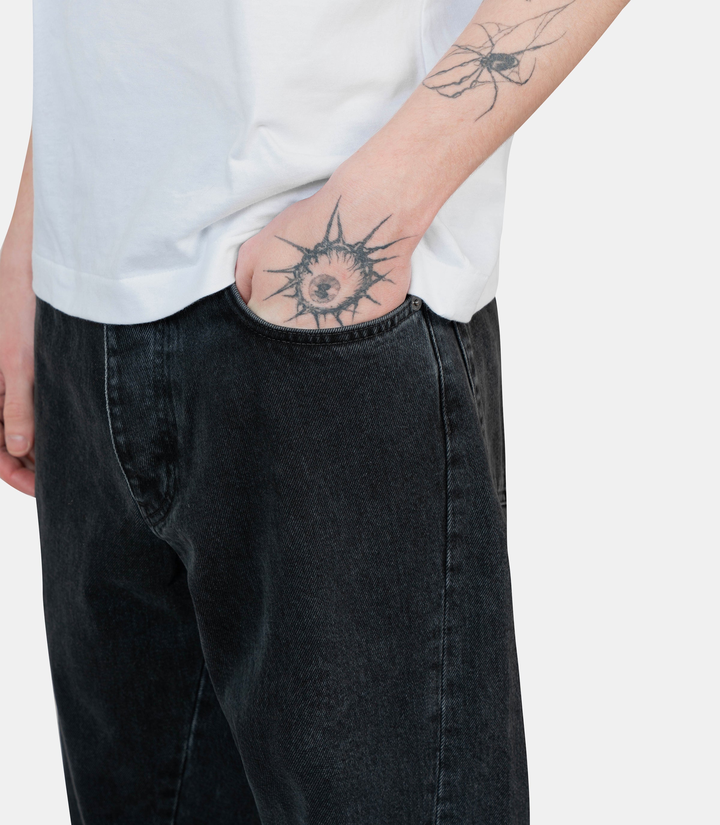 Pantalon wide twist5094 - BLACKWASHED - 30/32Sunflower
