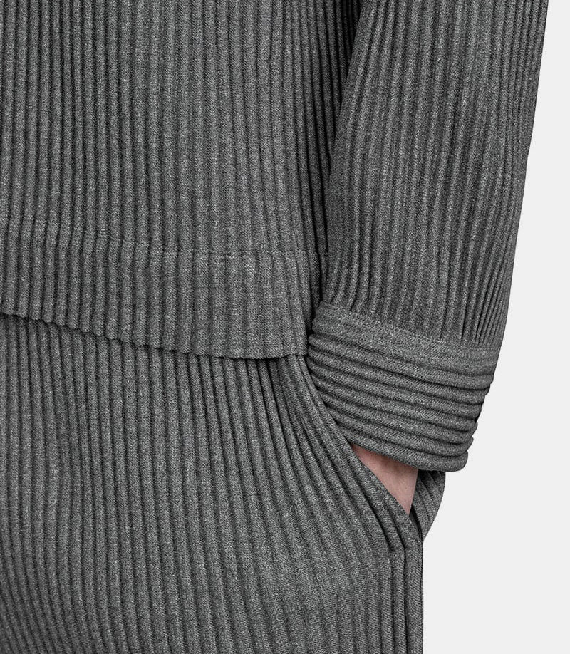 Wool Like Light Pants - Men's Pleated Issey Miyake - Family 3.0