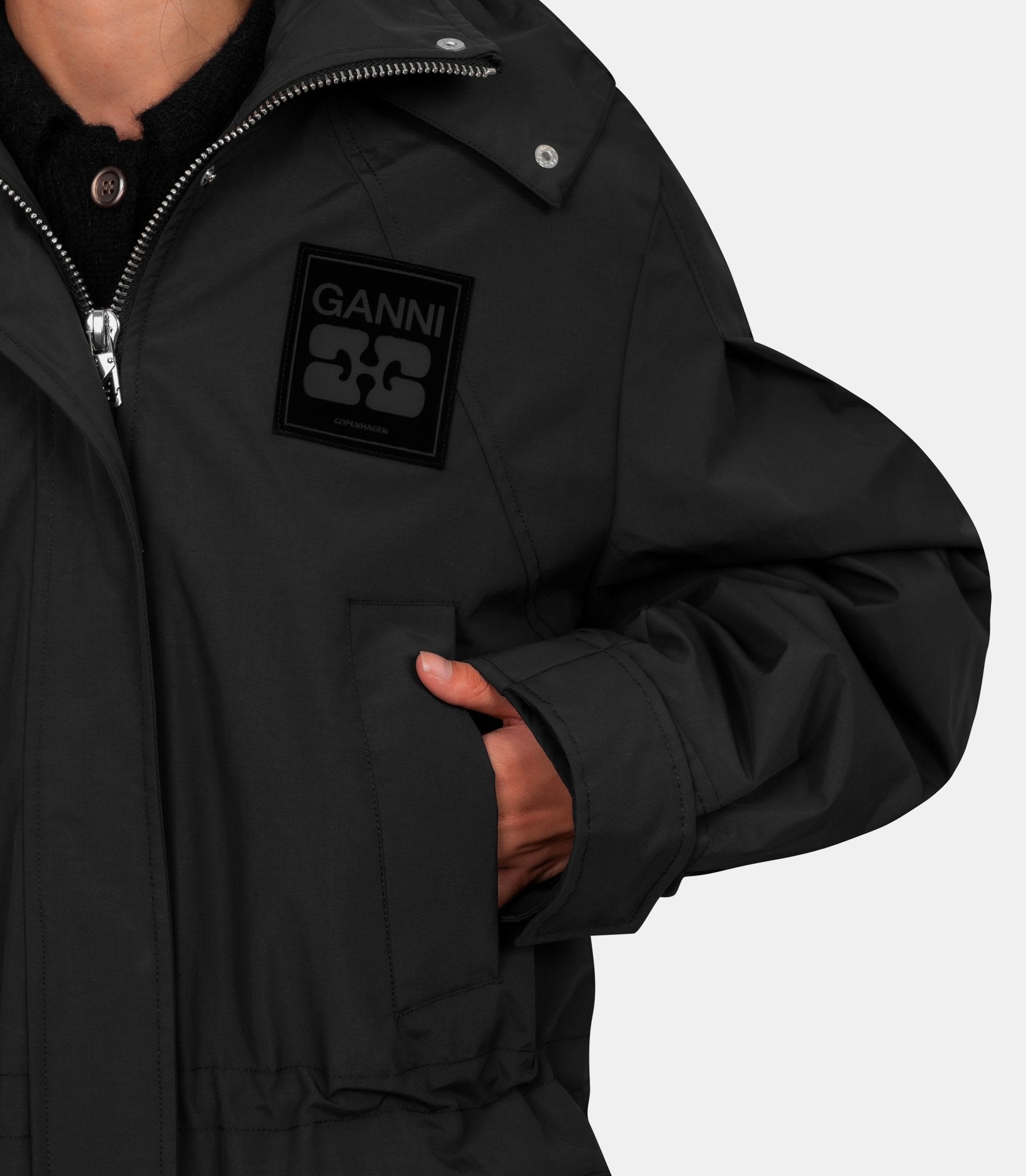 Parka trois couches - W1012 - 252 - 34 - Ganni