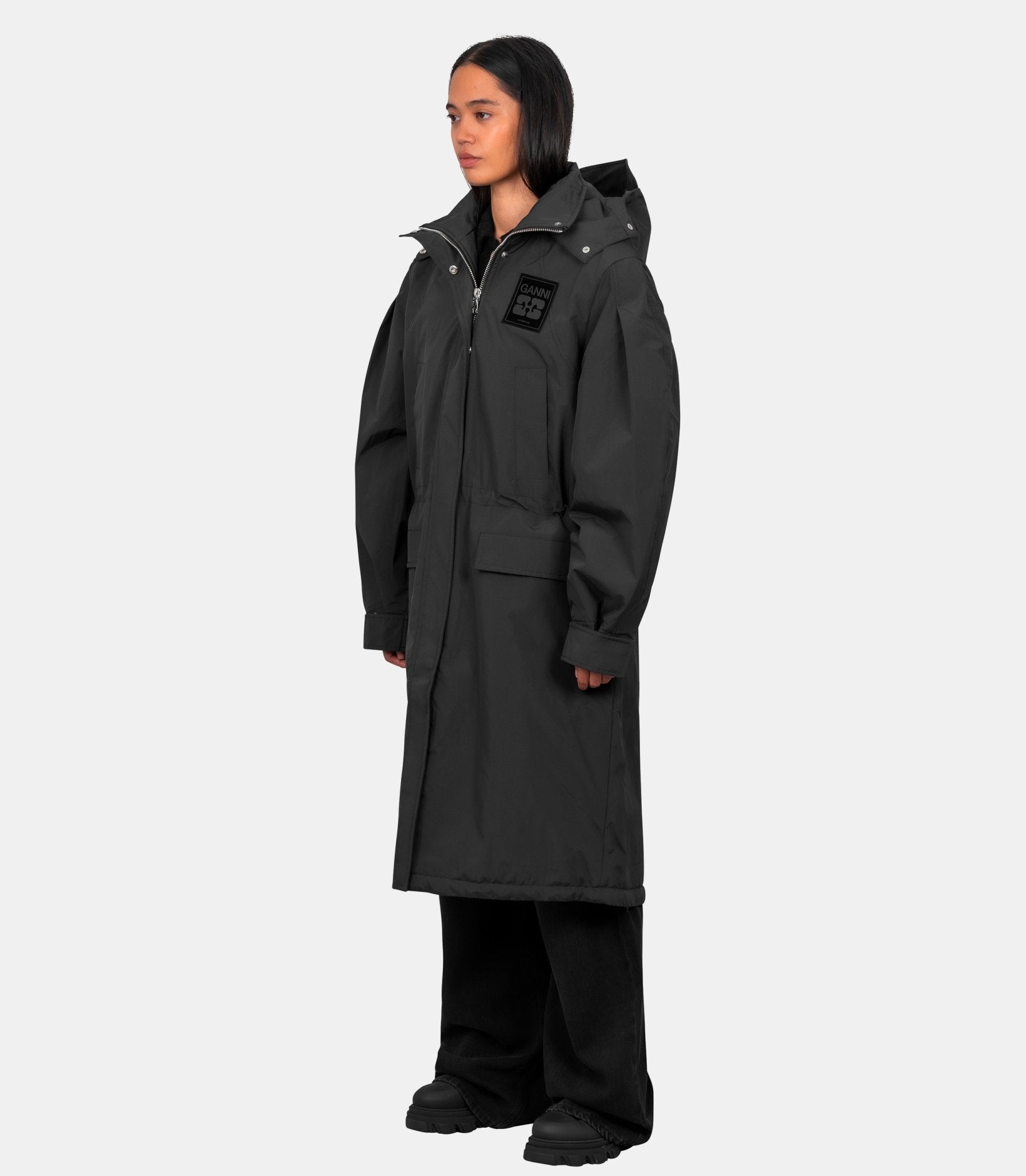 Parka trois couches - W1012 - 252 - 34 - Ganni