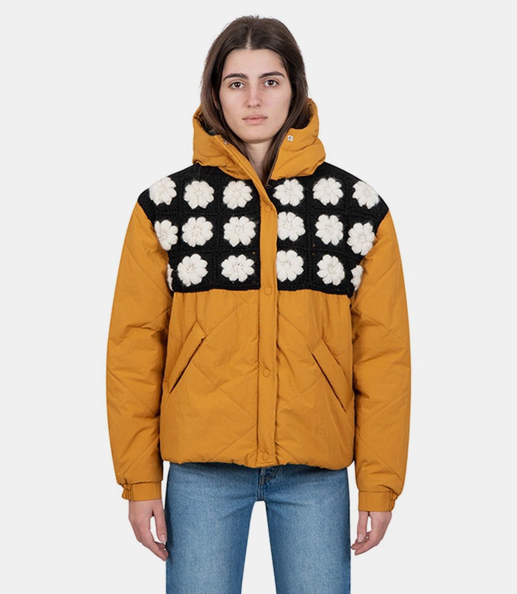 Polaire mela matelassé en crochetMELA - MUSTARD - FW23 - XSTach