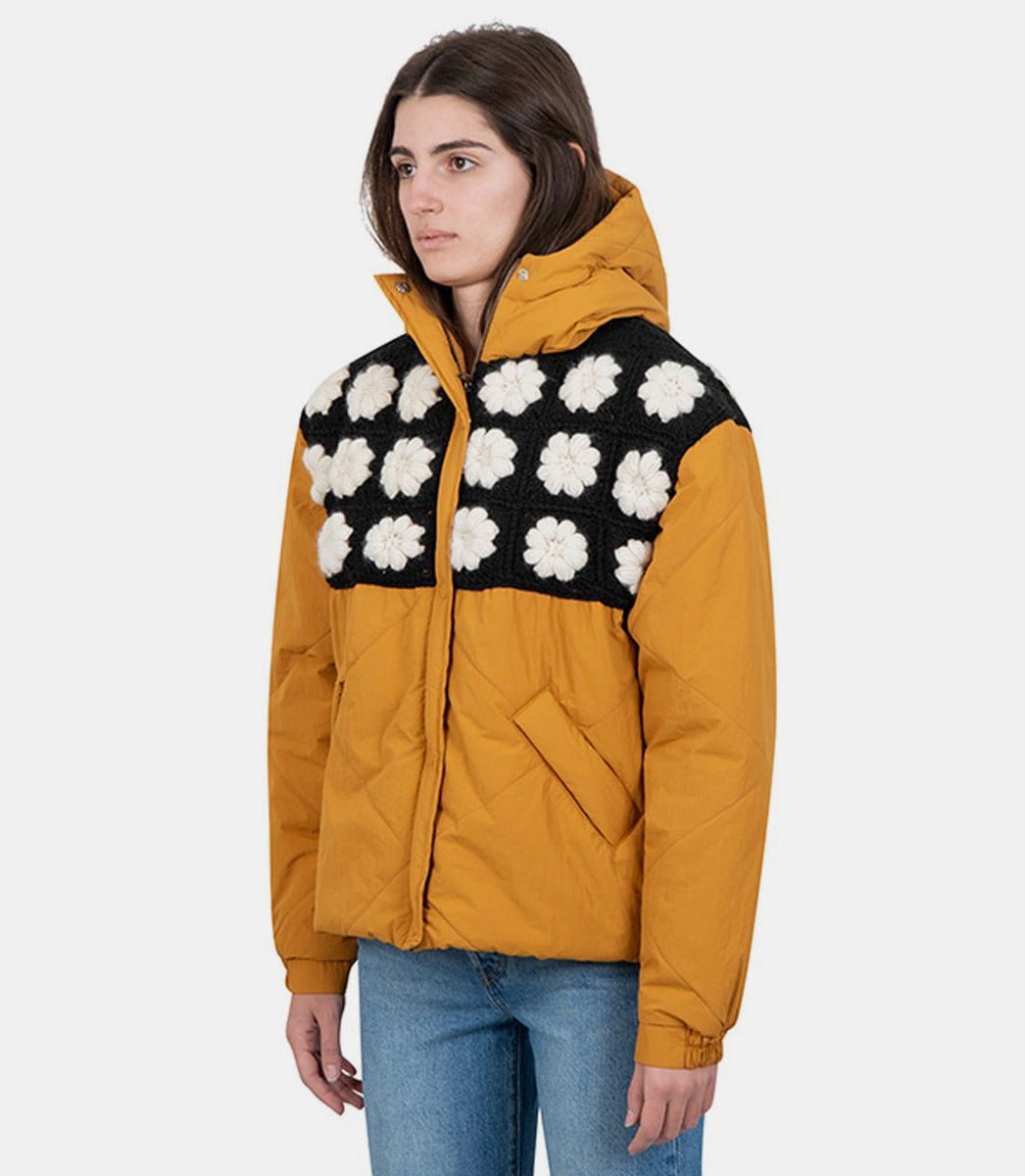 Polaire mela matelassé en crochetMELA - MUSTARD - FW23 - XSTach