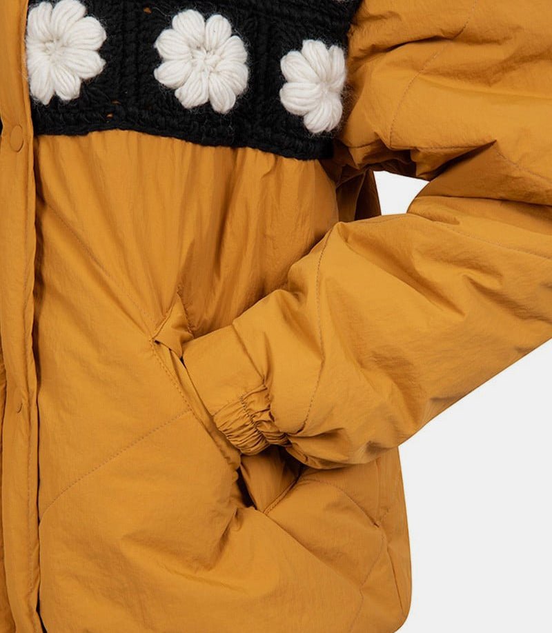 Polaire mela matelassé en crochetMELA - MUSTARD - FW23 - XSTach