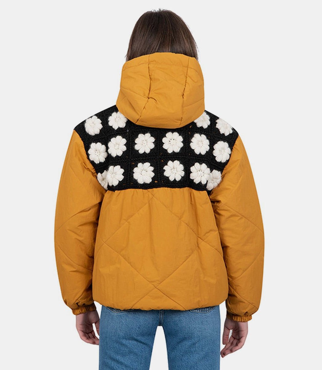 Polaire mela matelassé en crochetMELA - MUSTARD - FW23 - XSTach