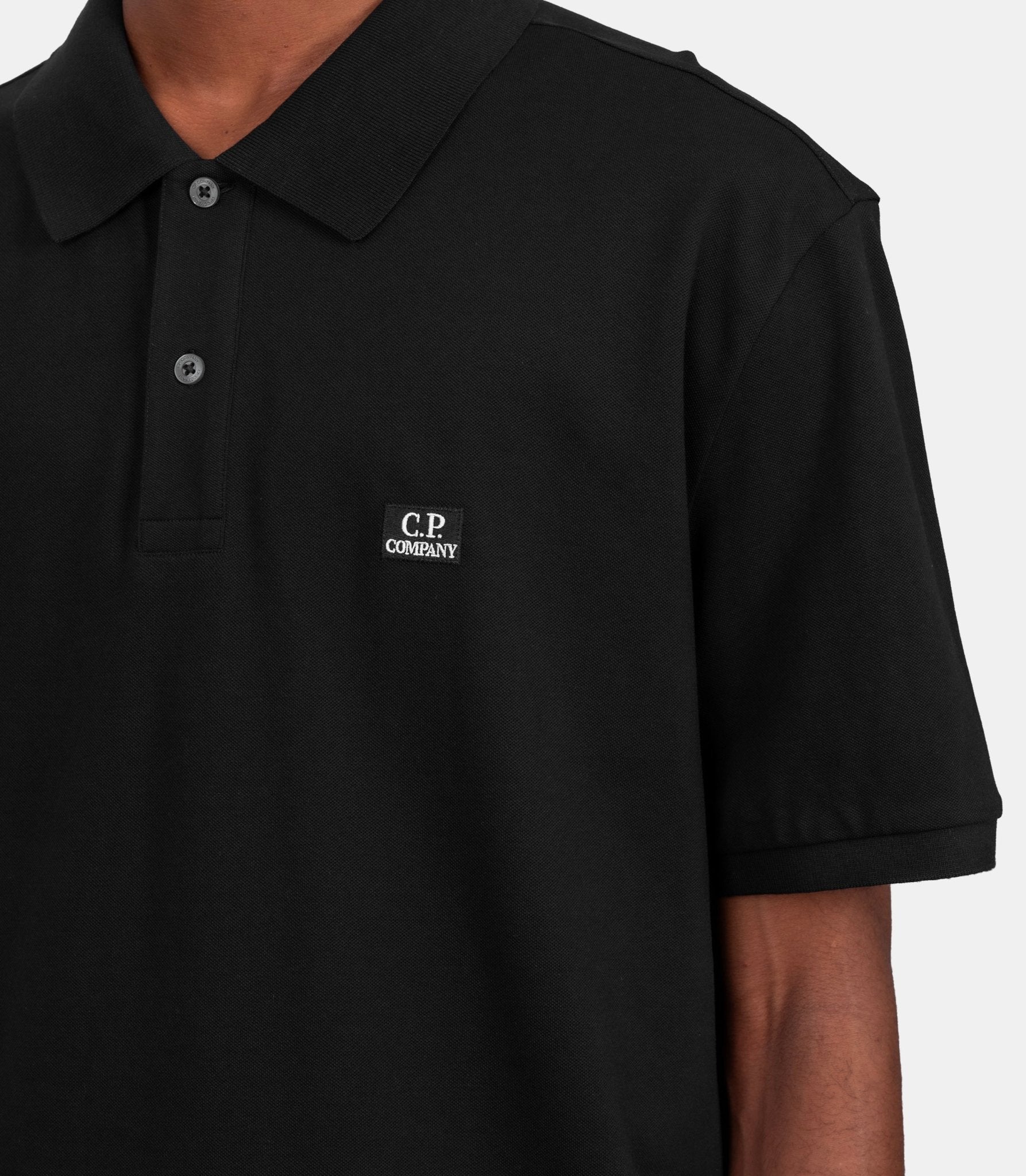 Polo à manches courtes stretch piquet - RCCMPL721A-005263W-999-S - C.p. company