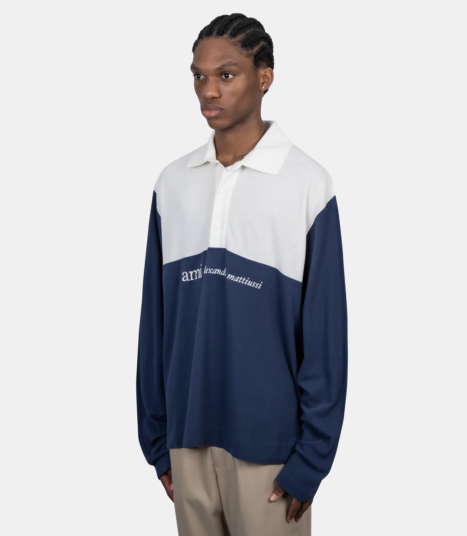 Polo boxy ami alexandre mattiussi - HPL421.JE0221.A027-S - Ami paris