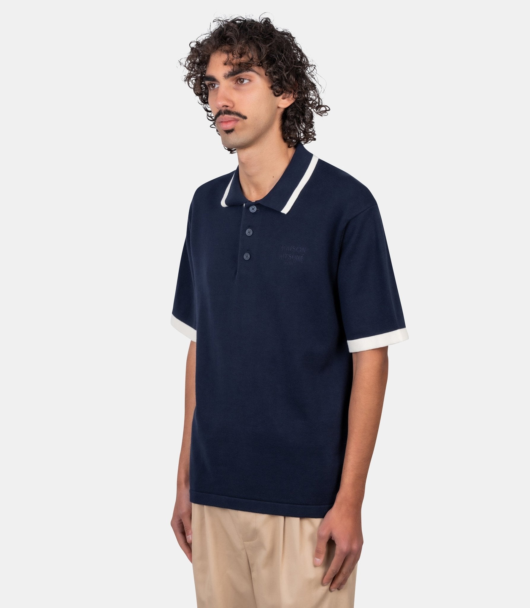 Polo confort - QM00208KT1135-0413-S - Maison kitsuné