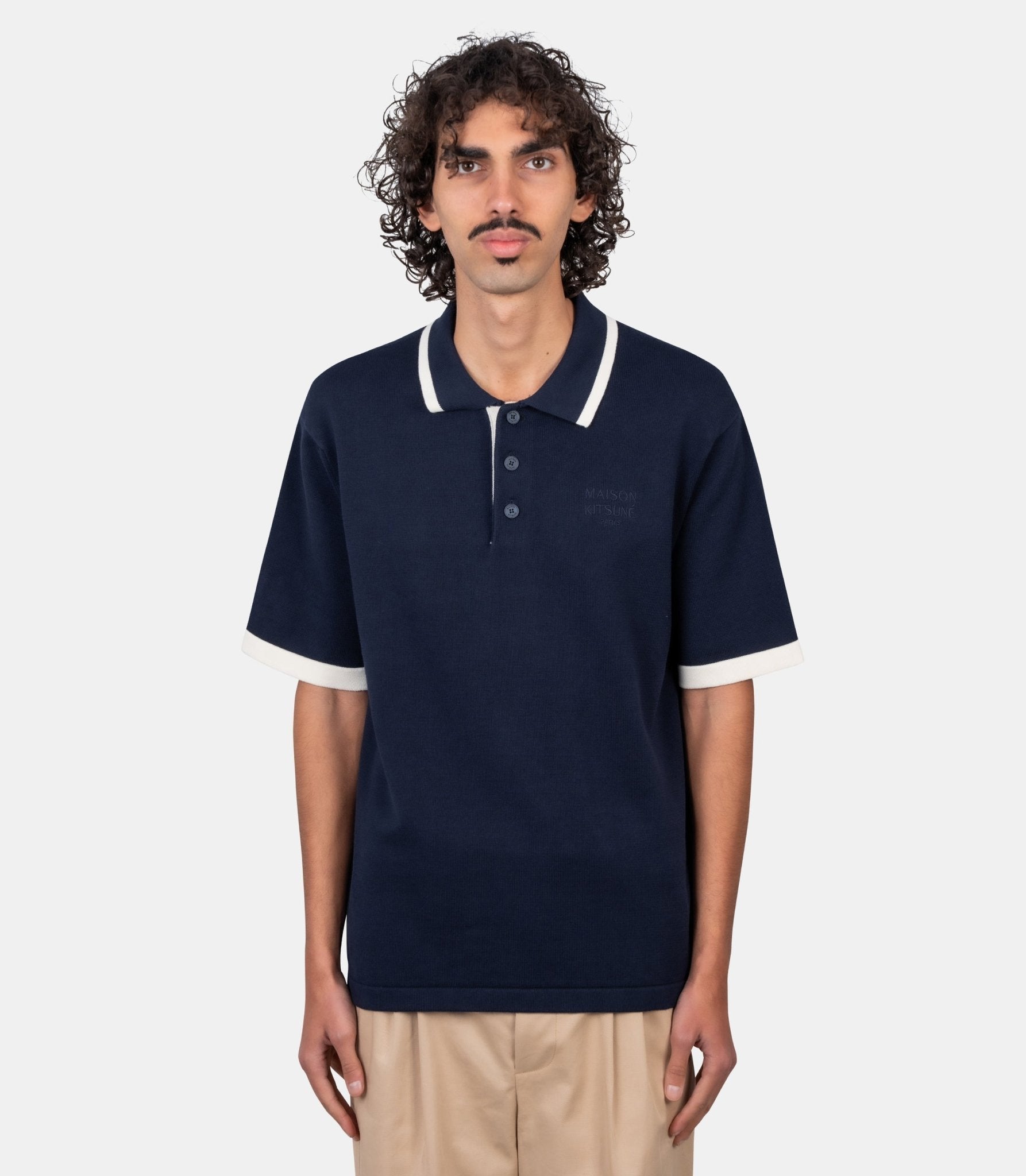 Polo confort - QM00208KT1135-0413-S - Maison kitsuné