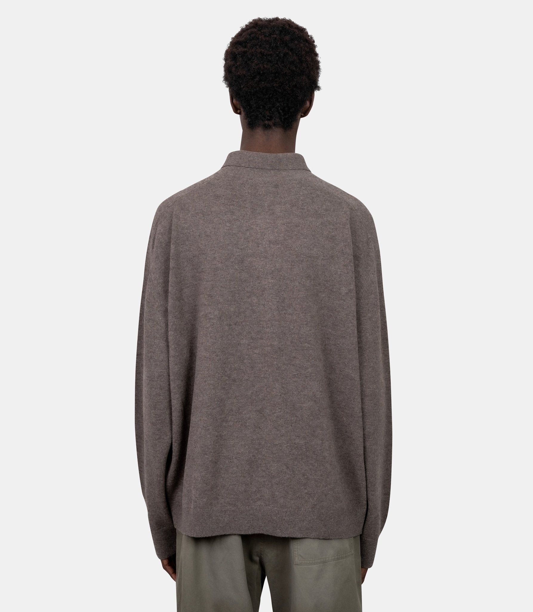 Polo en laine tricotée-B60388-AHS-S-Acne studios