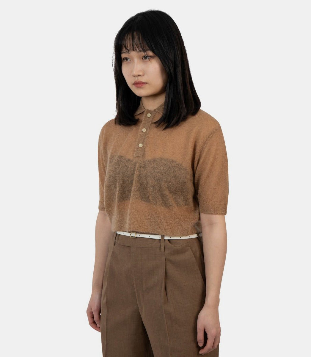Polo en laineA23SP04FG - CAMEL - SS23 - 0Auralee